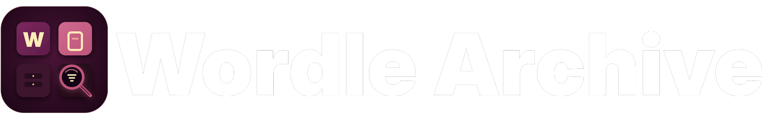 Wordle Archive white logo